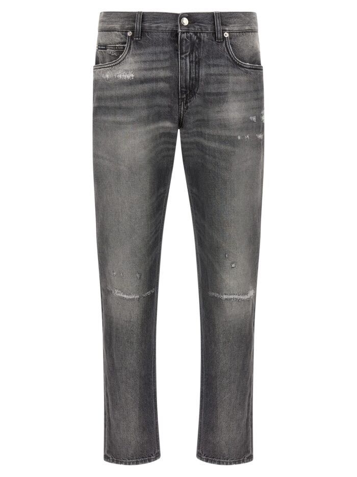 dolce & gabbana distressed jeans Dolce & Gabbana Distressed Jeans