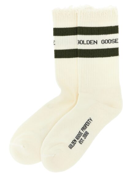 Golden Goose Deluxe Brand Distressed Socks