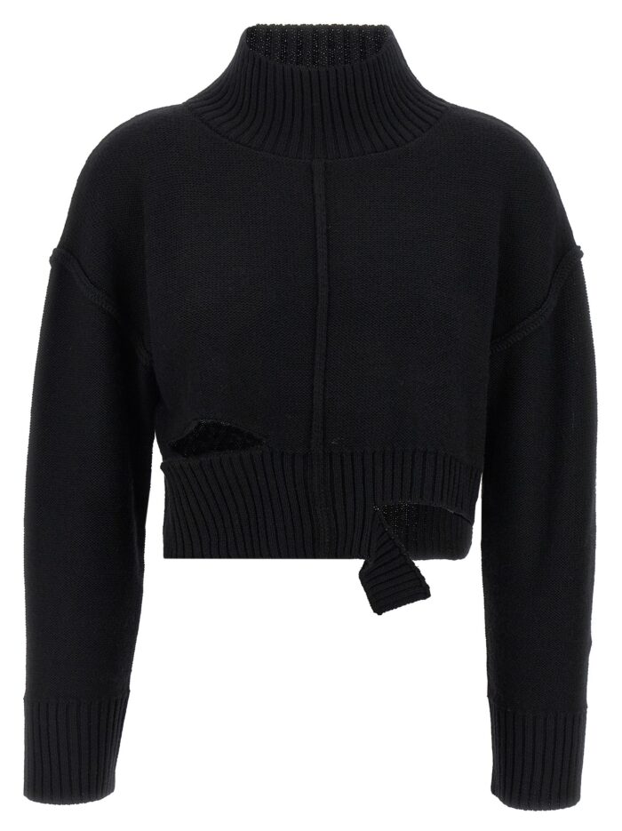 mm6 maison margiela distressed sweater MM6 MAISON MARGIELA Distressed Sweater