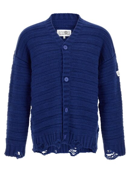 MM6 MAISON MARGIELA Distressed Wool Cardigan