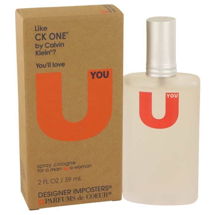 Designer Imposters U You By Parfums De Coeur - Cologne Spray (Unisex) 2 Oz