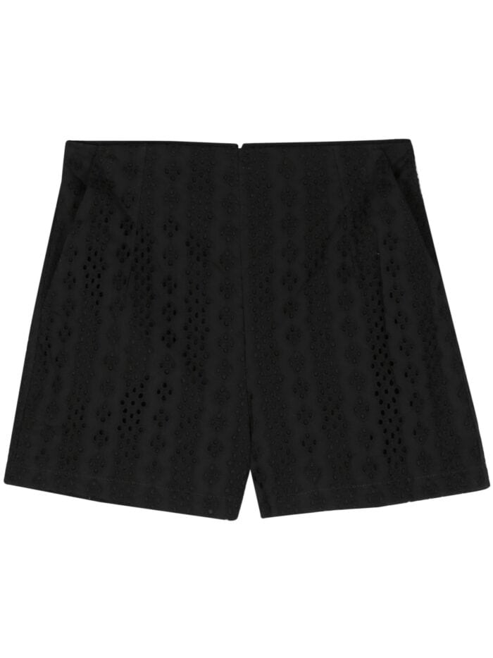 DKNY Eyelet High Waist Short