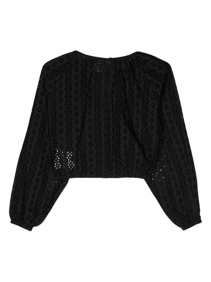 DKNY Eyelet Long Sleeve P