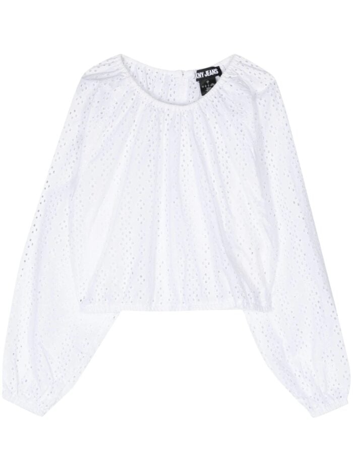 DKNY Eyelet Long Sleeve P