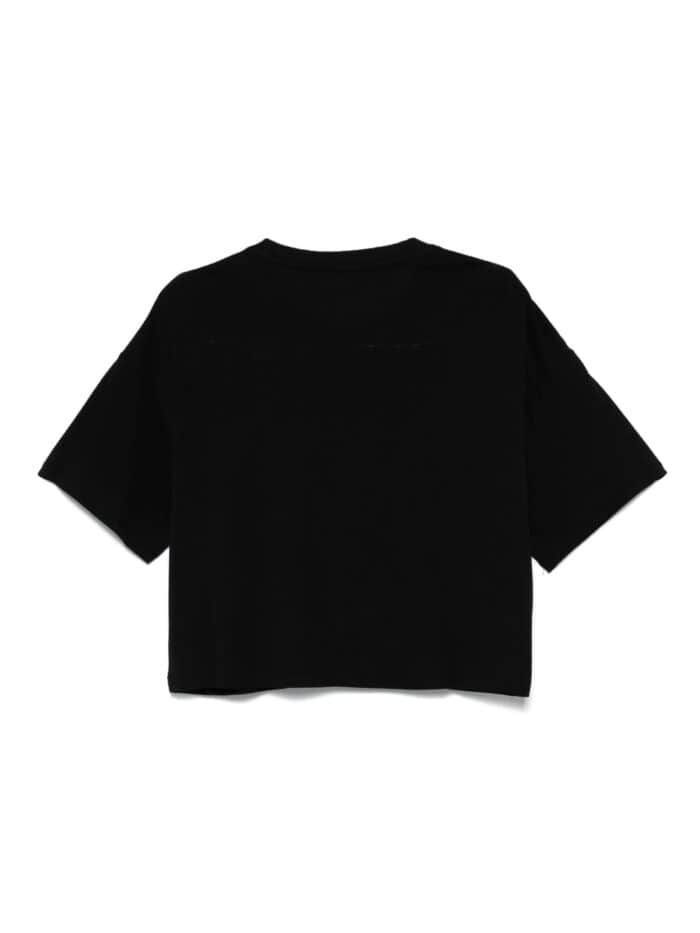 DKNY Logo Cropped Boxy Tee