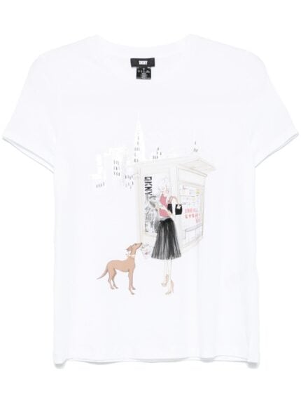 DKNY S/s Newstand Cnvstl T Shirt