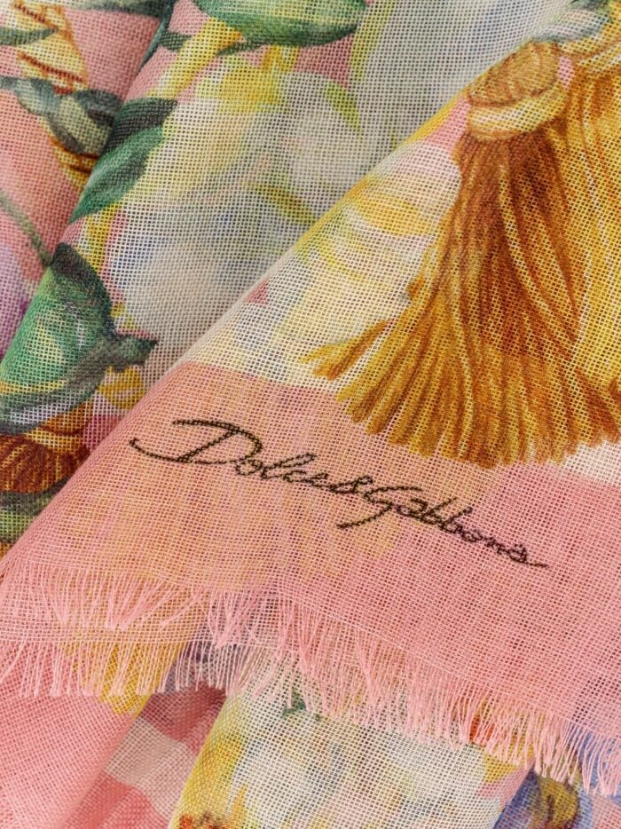 DOLCE E GABBANA Cashmere And Silk Foulard