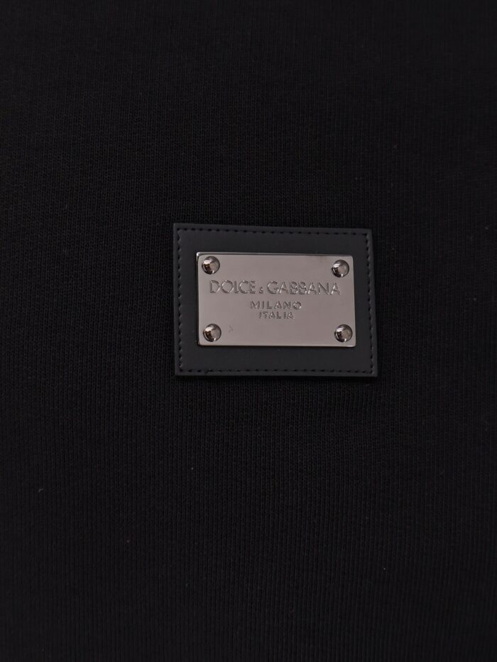 DOLCE E GABBANA Cotton Sweatshirt With Logo Patch