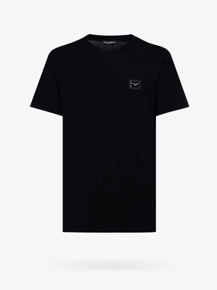 DOLCE E GABBANA Cotton T-shirt With Logo Patch