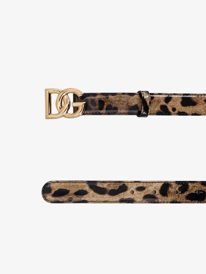 DOLCE E GABBANA Patent Leather Belt