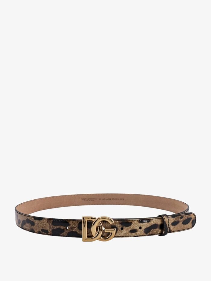 DOLCE E GABBANA Patent Leather Belt