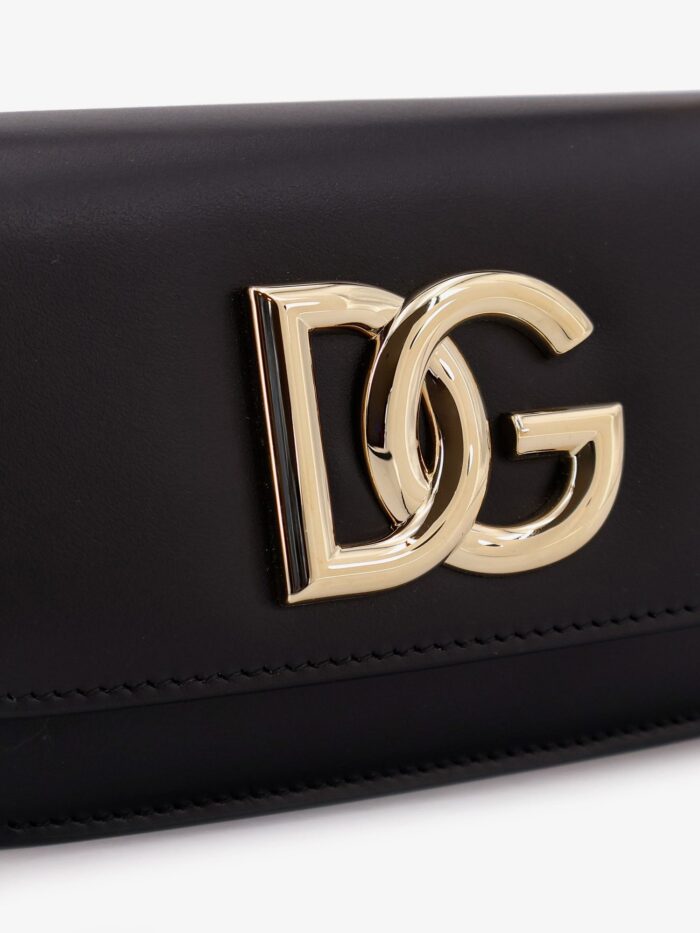 Dolce & Gabbana 3.5 Leather Crossbody Bag