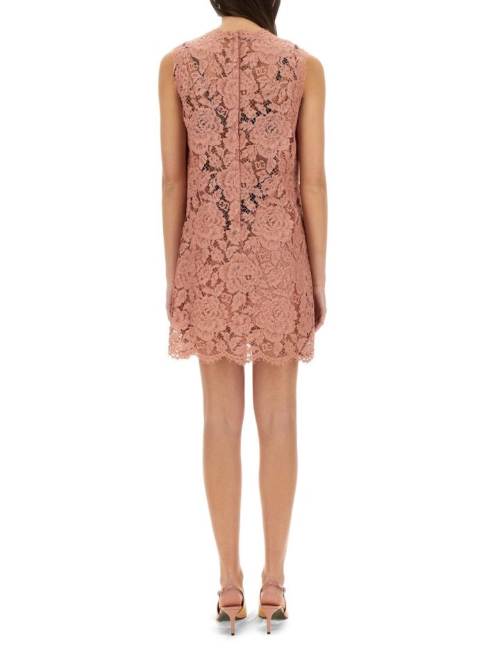 Dolce & Gabbana "A LINE" FLORAL LACE DRESS