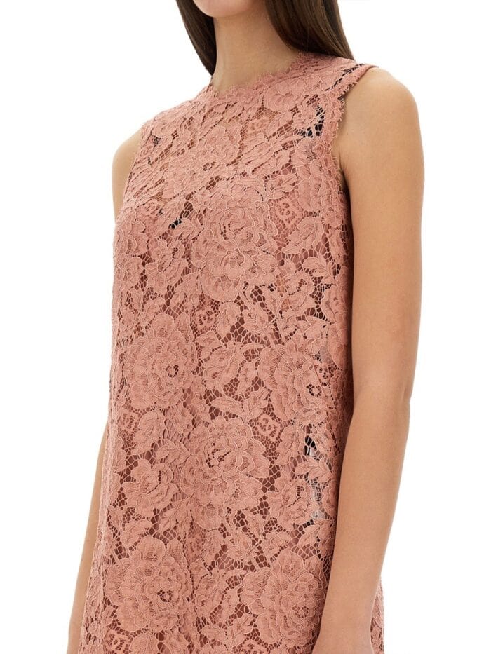 Dolce & Gabbana "A LINE" FLORAL LACE DRESS