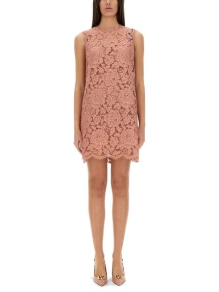 Dolce & Gabbana "A LINE" FLORAL LACE DRESS