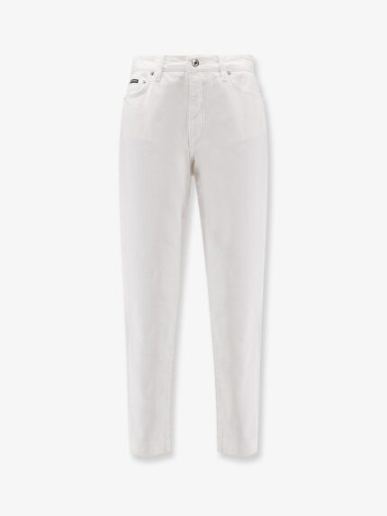 Dolce & Gabbana Audrey White Denim Trousers