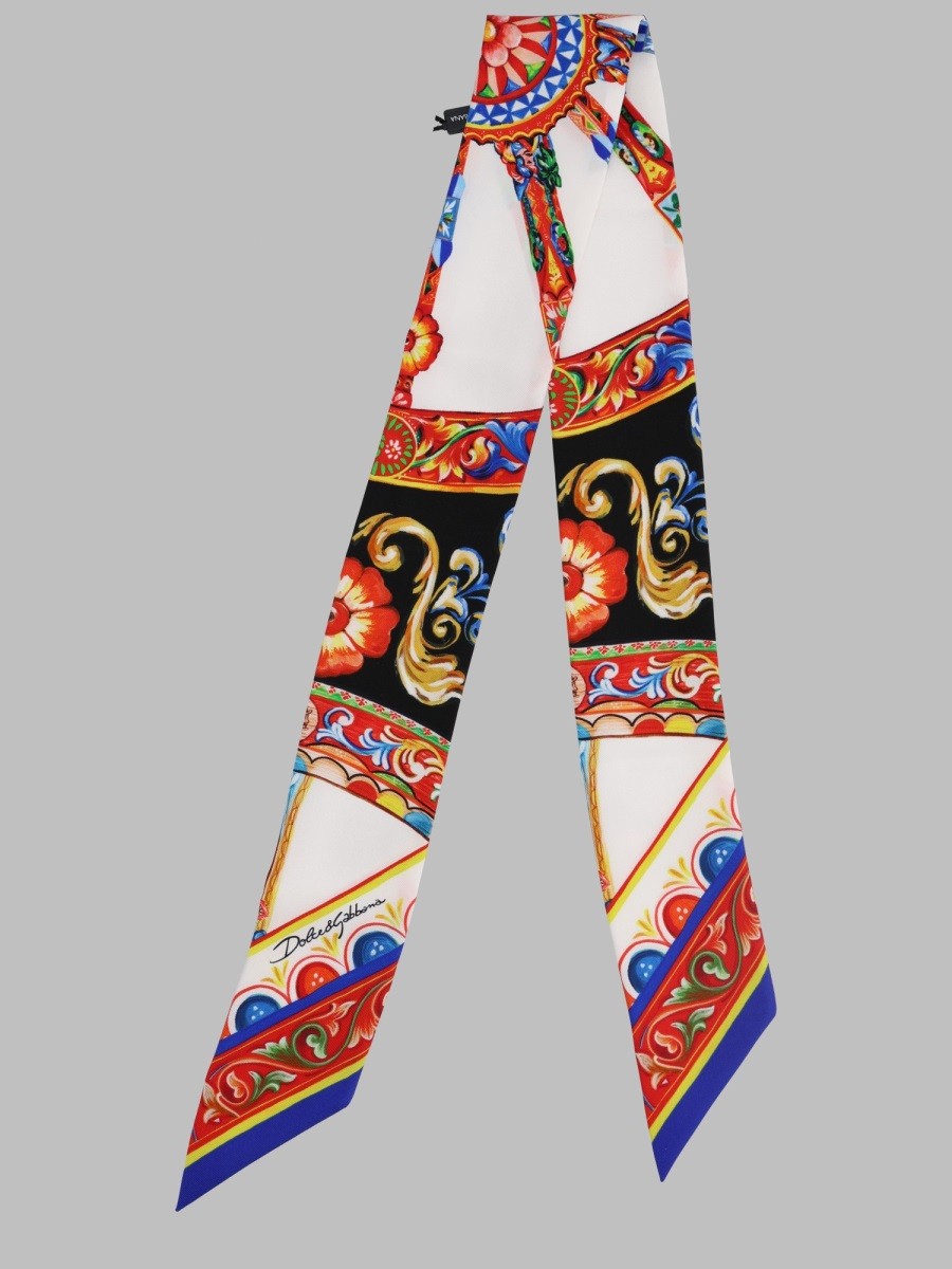 Dolce & Gabbana BANDEAU 6X100 IN TWILL DI SETA