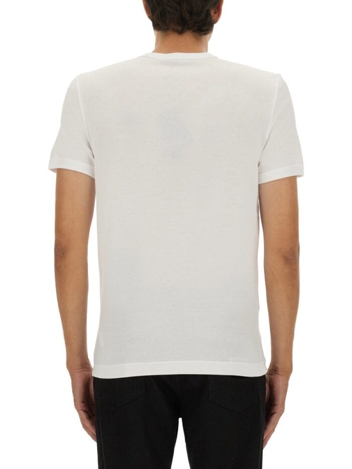 Dolce & Gabbana "BEE AND CROWN" EMBROIDERED T-SHIRT