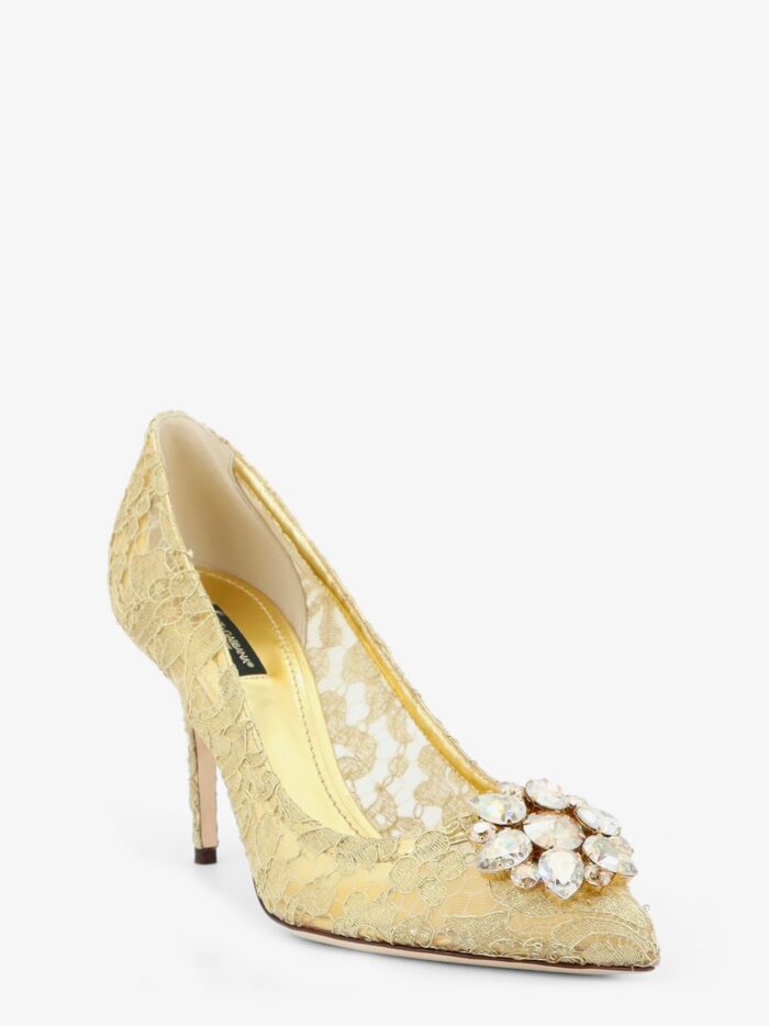 Dolce & Gabbana Bellucci Lurex Lace Pumps