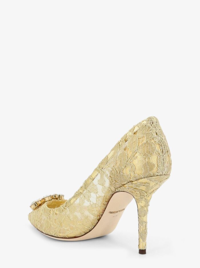 Dolce & Gabbana Bellucci Lurex Lace Pumps