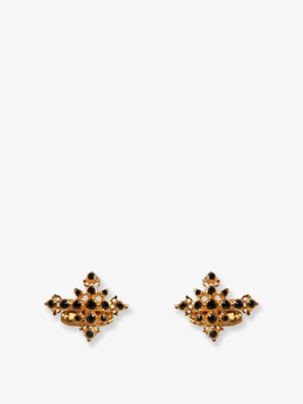 Dolce & Gabbana Brass Cufflinks With Crystals
