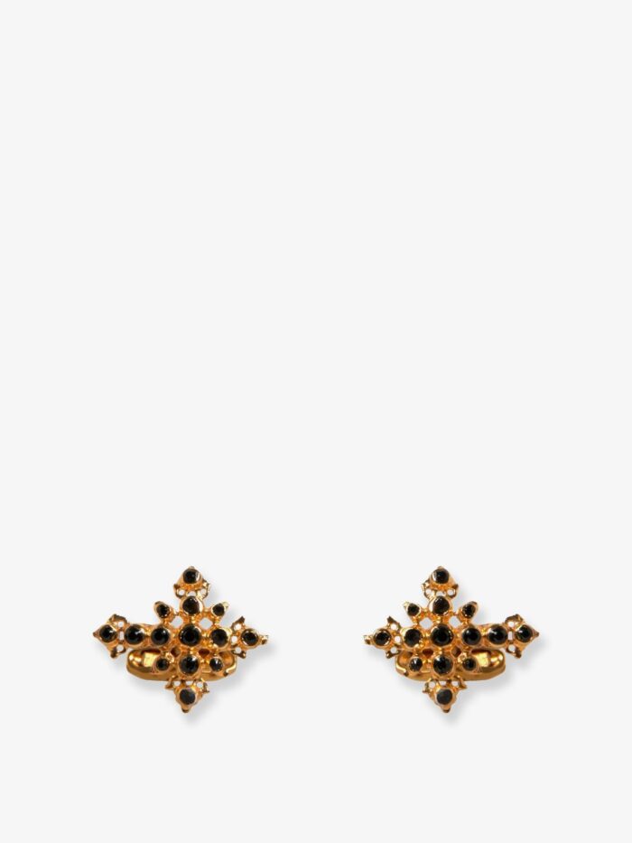dolce & gabbana brass cufflinks with crystals Dolce & Gabbana Brass Cufflinks With Crystals