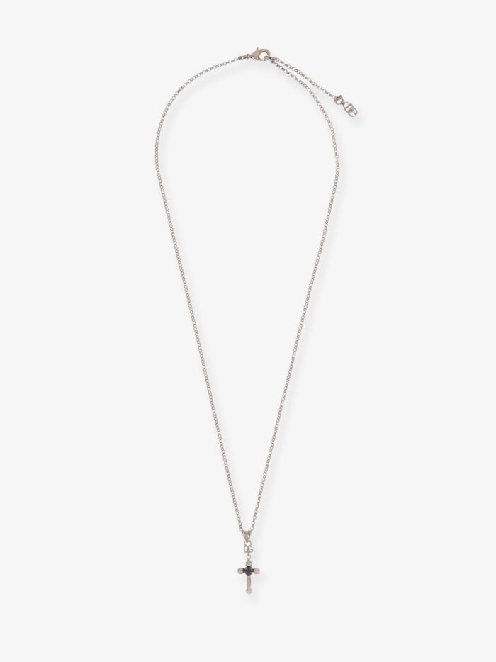 Dolce & Gabbana Brass Necklace With Iconic Crucifix