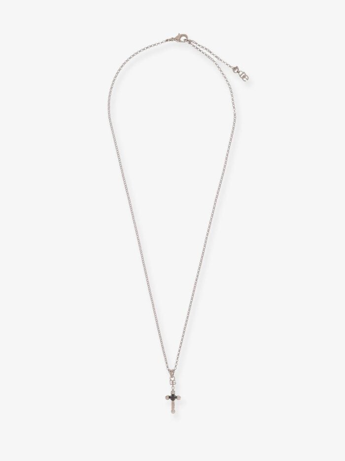 Dolce & Gabbana Brass Necklace With Iconic Crucifix