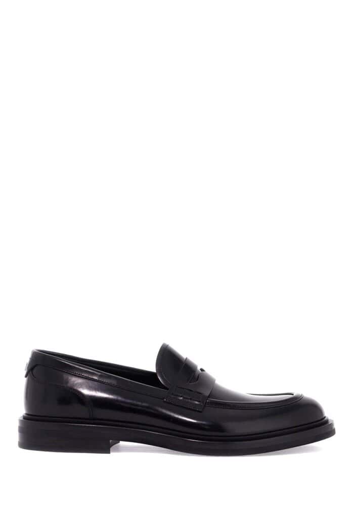 DOLCE & GABBANA Brushed Leather Loafers