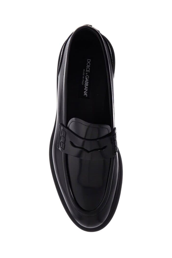 DOLCE & GABBANA Brushed Leather Loafers