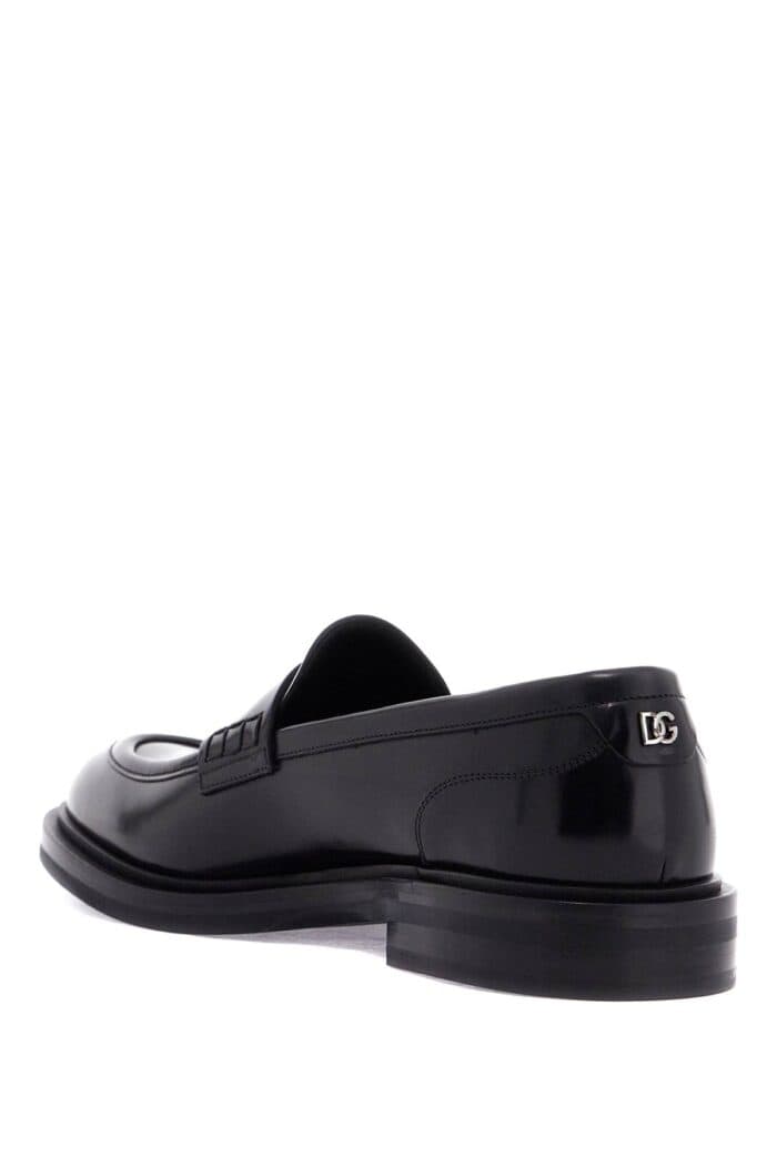 DOLCE & GABBANA Brushed Leather Loafers