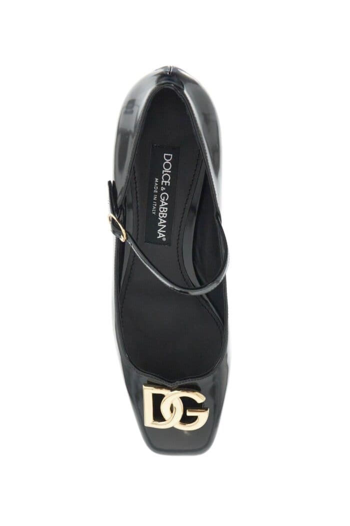 DOLCE & GABBANA Brushed Leather Mary Jane