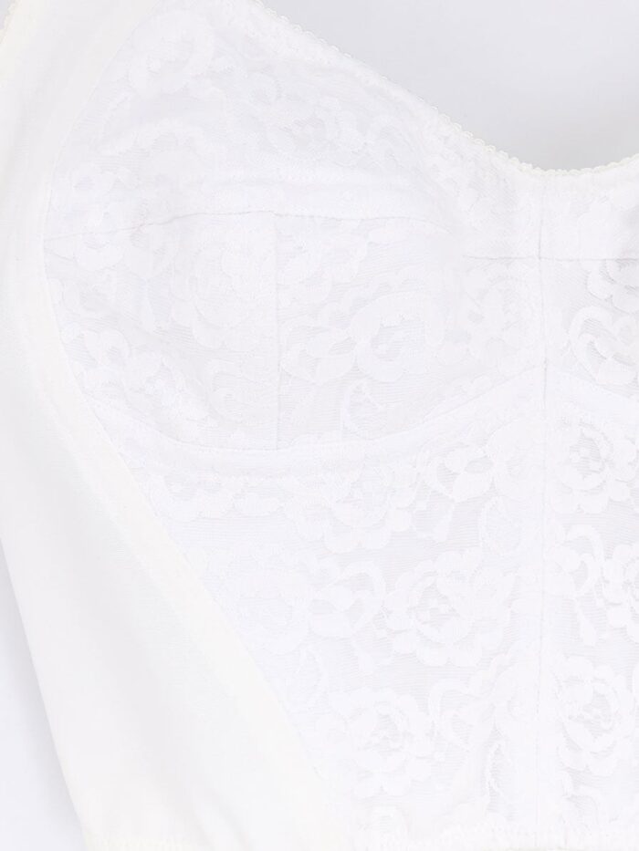 Dolce & Gabbana Bustier Top With Lace Inserts