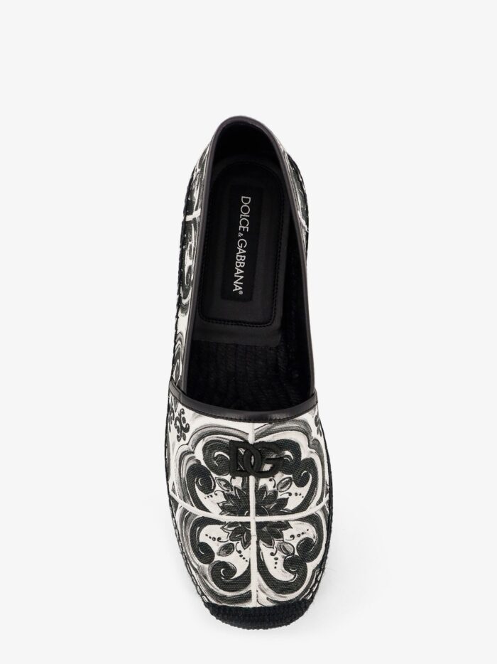 Dolce & Gabbana Canvas Espadrilles With Maiolica Print