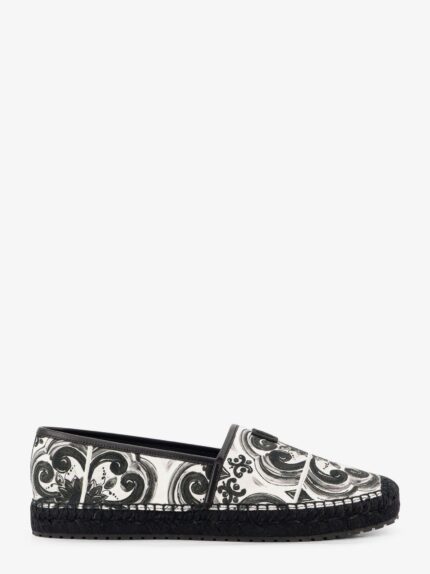 Dolce & Gabbana Canvas Espadrilles With Maiolica Print