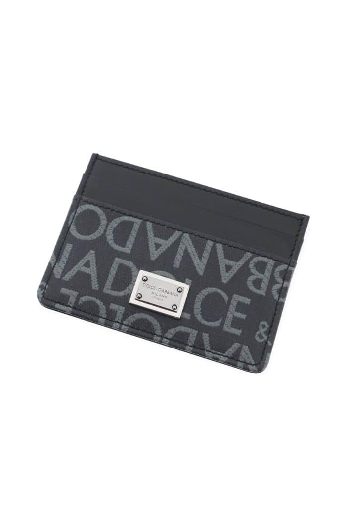 Dolce & Gabbana Coated Jacquard Cardholder