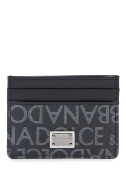 Dolce & Gabbana Coated Jacquard Cardholder