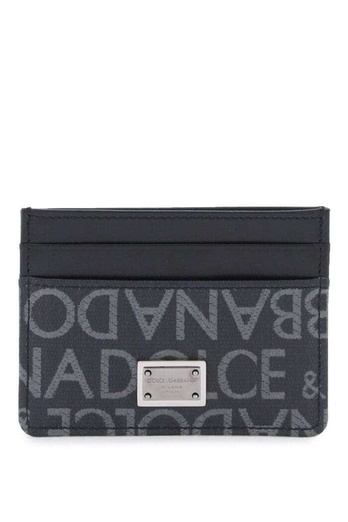 Dolce & Gabbana Coated Jacquard Cardholder