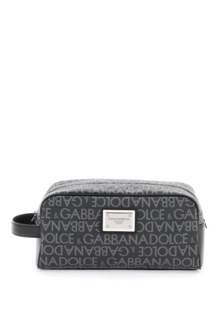 DOLCE & GABBANA Coated Jacquard Vanity Case