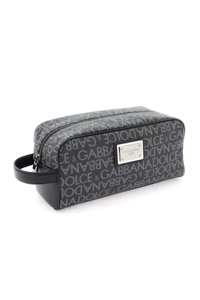 DOLCE & GABBANA Coated Jacquard Vanity Case