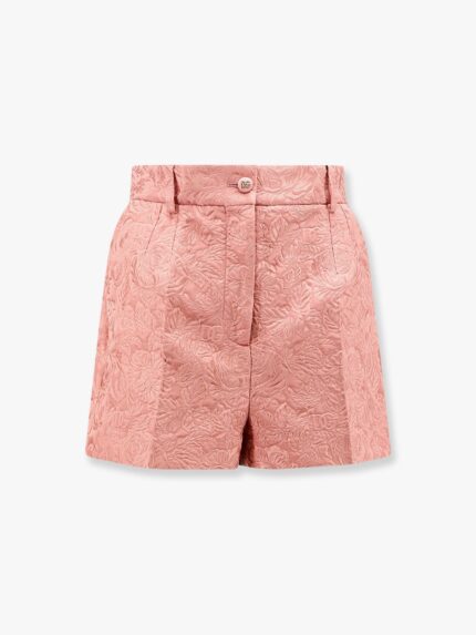 Dolce & Gabbana Cotton And Silk Blend Shorts