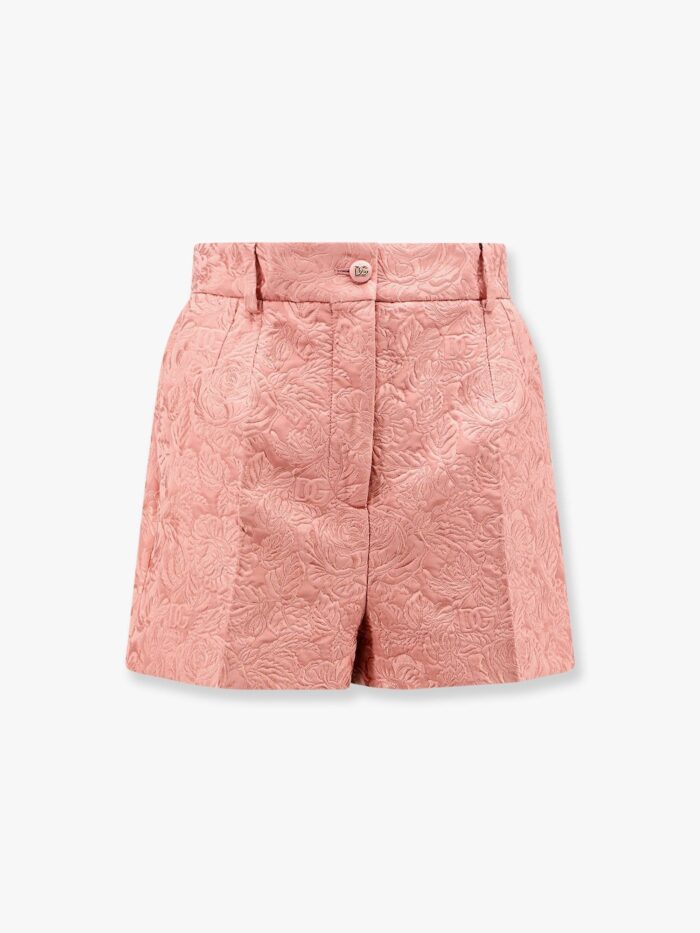 Dolce & Gabbana Cotton And Silk Blend Shorts