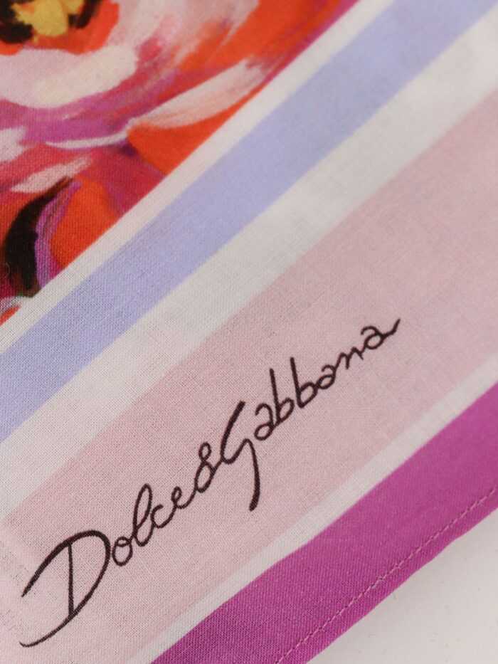 Dolce & Gabbana Cotton Beach Wrap With Floral Print