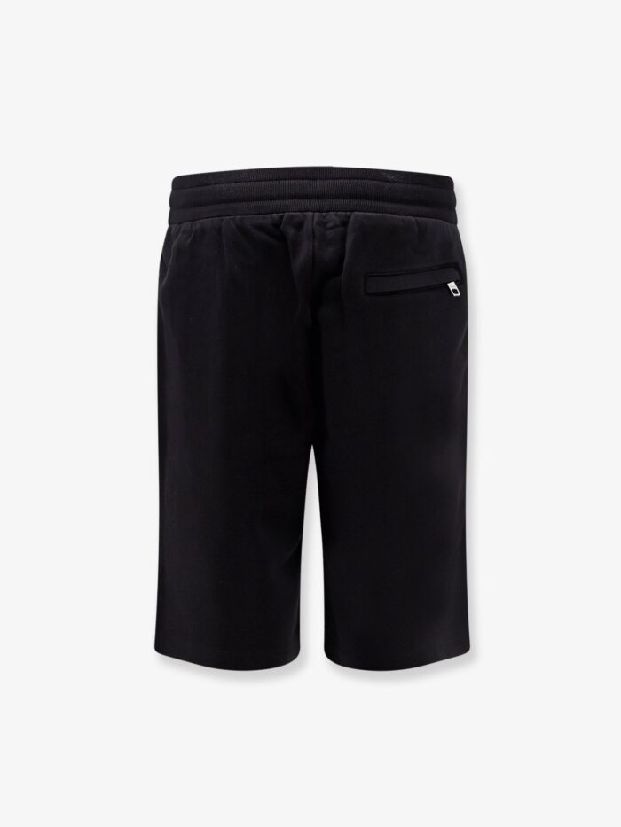 Dolce & Gabbana Cotton Bermuda Shorts With Heraldic Logo Patch