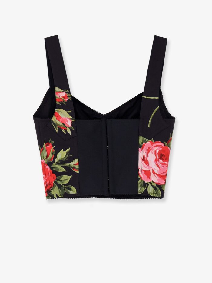 Dolce & Gabbana Cotton Blend Bustier Top