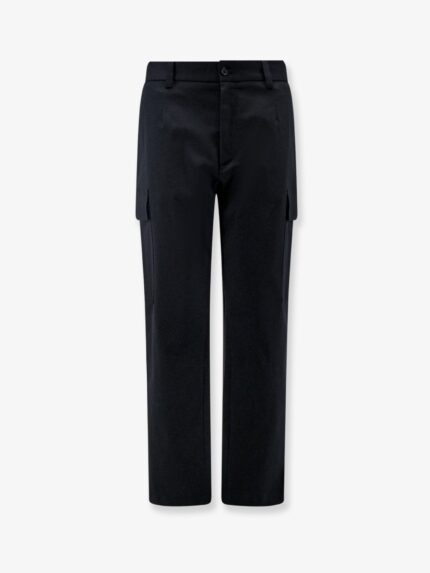 Dolce & Gabbana Cotton Cargo Trousers With Back Metal Logo Patch