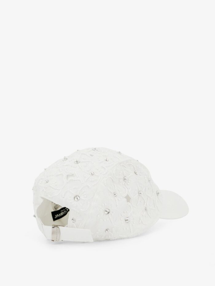 Dolce & Gabbana Cotton Hat With All-over Floral Embroidery