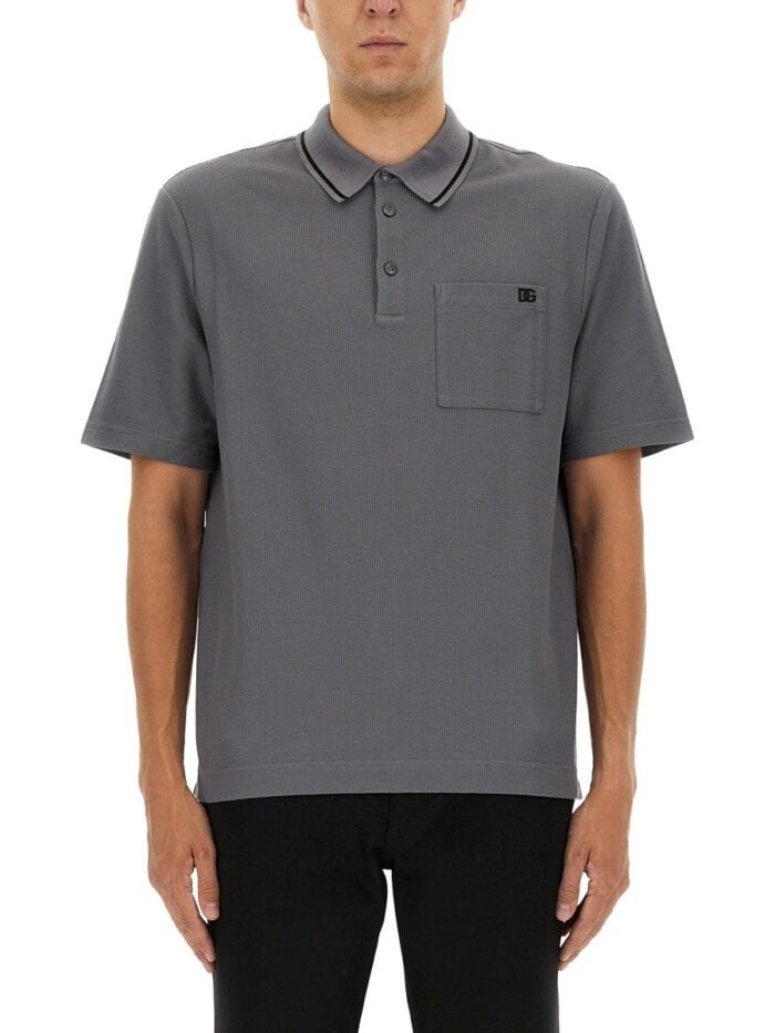 Dolce & Gabbana COTTON PIQUE POLO