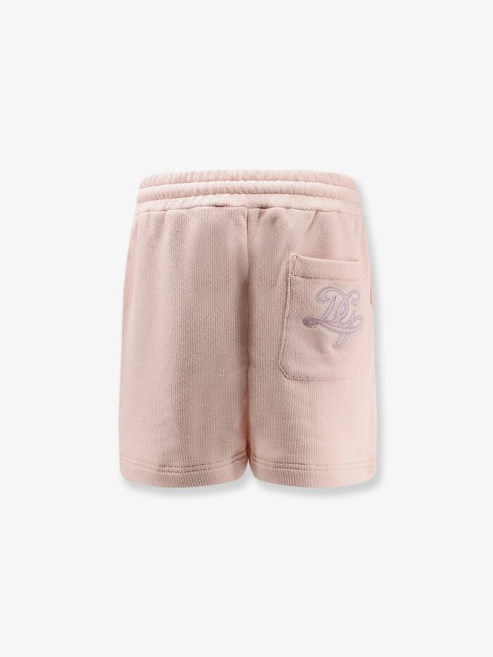 Dolce & Gabbana Cotton Shorts With Embroidered Logo On The Back
