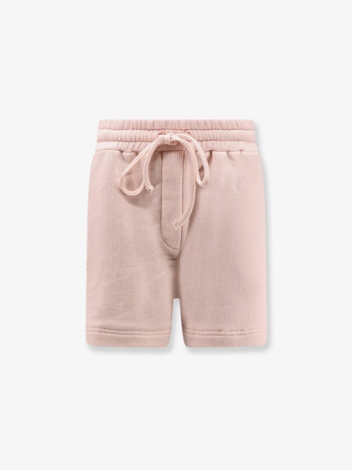 Dolce & Gabbana Cotton Shorts With Embroidered Logo On The Back